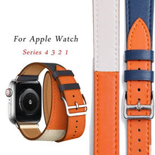 Load image into Gallery viewer, Apple Watch's Double-Tour Leather Strap