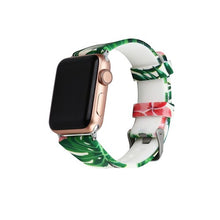 Load image into Gallery viewer, Apple Watch's Soft Silicone Floral Band