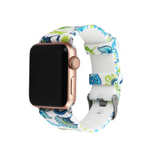 Load image into Gallery viewer, Apple Watch's Soft Silicone Floral Band