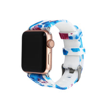 Load image into Gallery viewer, Apple Watch's Soft Silicone Floral Band