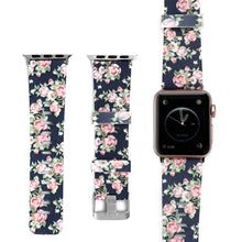 Load image into Gallery viewer, Apple Watch's Soft Silicone Floral Band