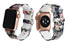 Load image into Gallery viewer, Apple Watch's Soft Silicone Floral Band