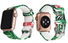 Load image into Gallery viewer, Apple Watch's Soft Silicone Floral Band