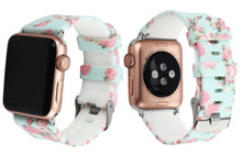 Load image into Gallery viewer, Apple Watch's Soft Silicone Floral Band