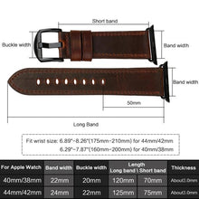 Load image into Gallery viewer, Genuine Leather Strap For Apple Smartwatch