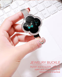 New Floral Bracelet Women Smartwatch
