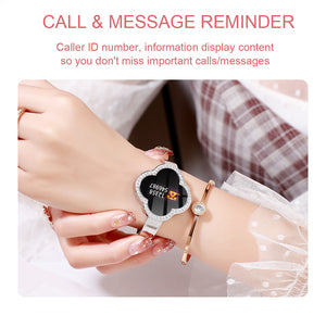New Floral Bracelet Women Smartwatch