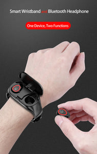 A Two in One Wristband : Earbuds & Smartwatch