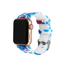 Load image into Gallery viewer, Apple Watch&#39;s Soft Silicone Floral Band