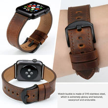 Load image into Gallery viewer, Genuine Leather Strap For Apple Smartwatch
