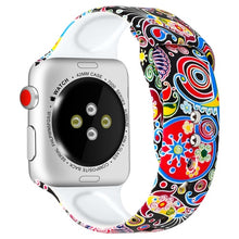 Load image into Gallery viewer, Apple Smartwatch&#39;s Varicolored Silicone Strap