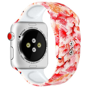 Apple Smartwatch's Varicolored Silicone Strap