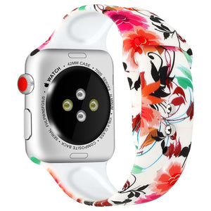 Apple Smartwatch's Varicolored Silicone Strap
